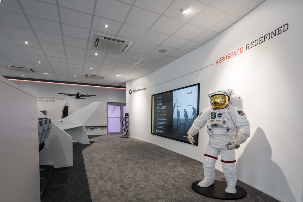 Collins Aerospace Pavillion spacesuit