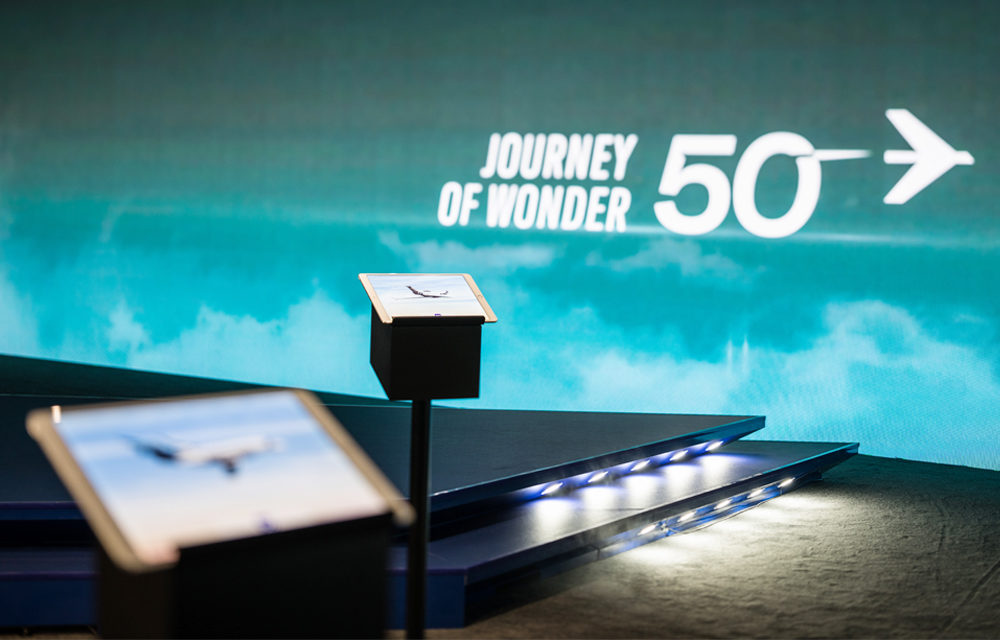 Embraer journey of wonder exhibition display