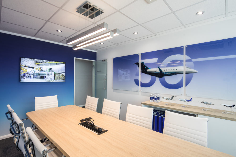 Embraer Journey of Wonder meeting room